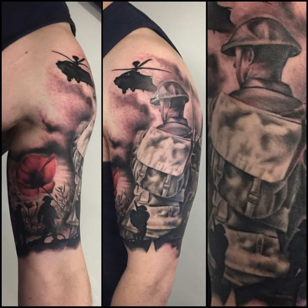 41 KickAss Army Tattoos to Show Your Pride