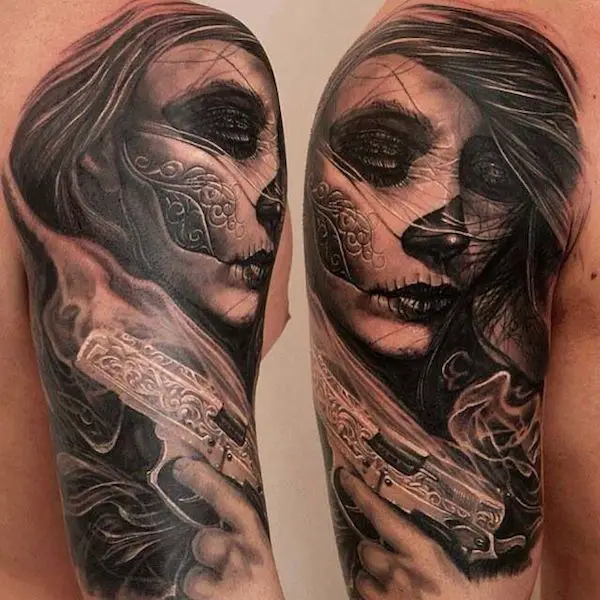 tattoo woman's face - Google zoeken