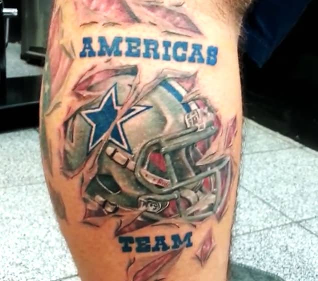 Americas Team dallas cowboys tattoo