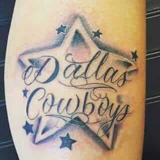 DC4L Dallas Cowboys Tattoo