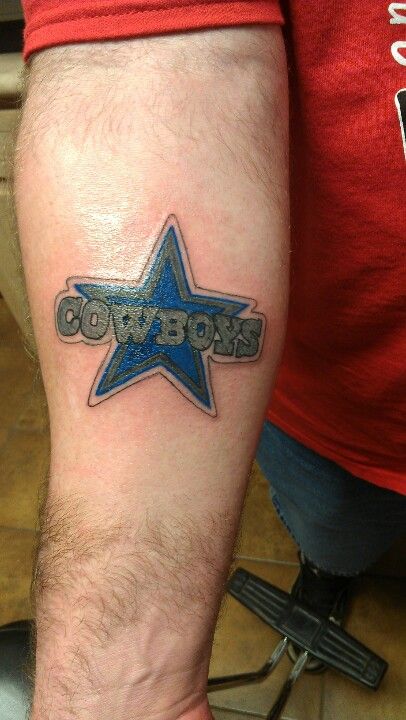 Dallas Cowboys Arm Tattoo