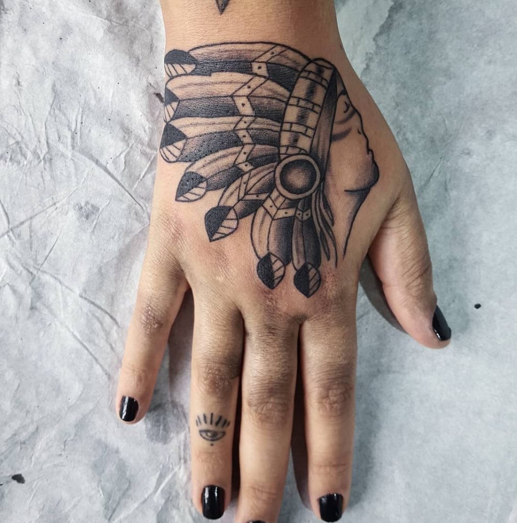 Indian Hand tattoos for women