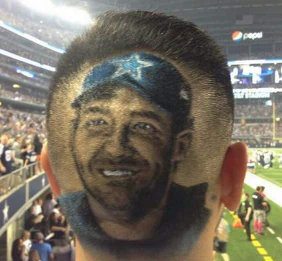 Scalp Dallas Cowboys Tattoo