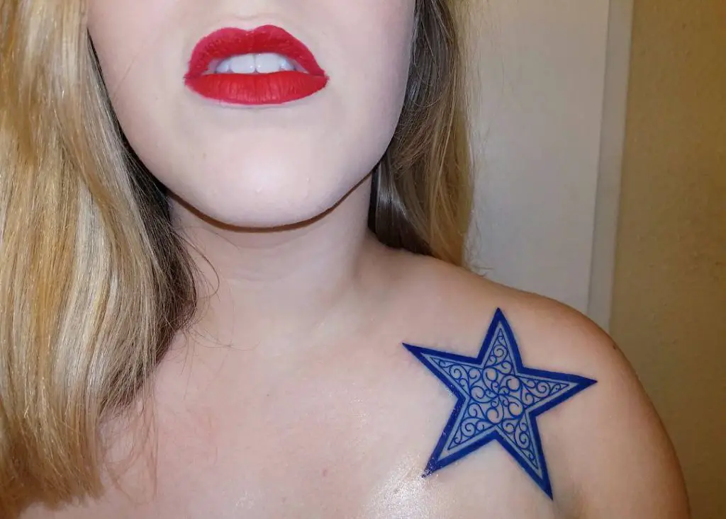 Shoulder Dallas Cowboys Tattoo