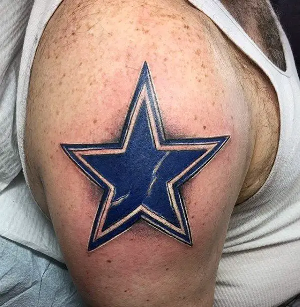 Star Dallas Cowboys Tattoo