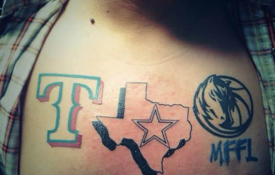 Texas Dallas Cowboys Tattoo