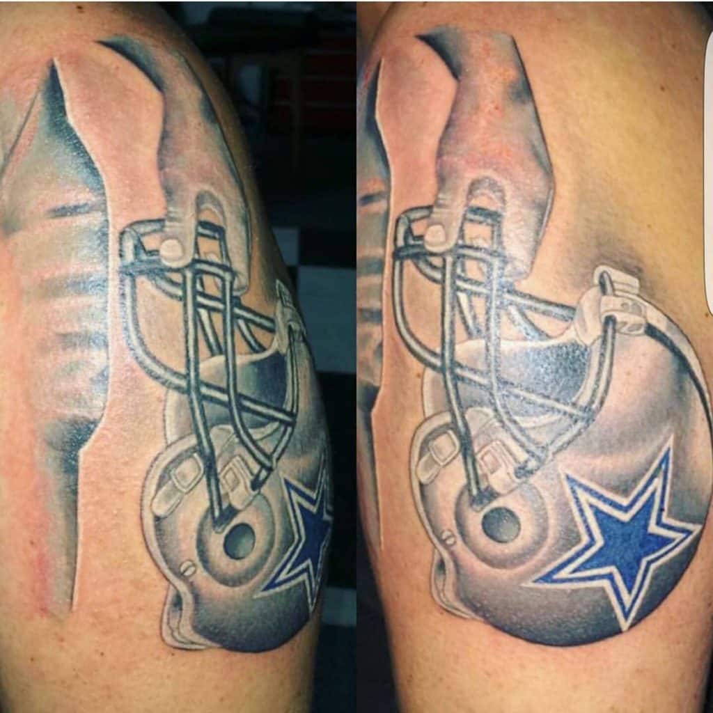 True Grips dallas cowboys tattoo