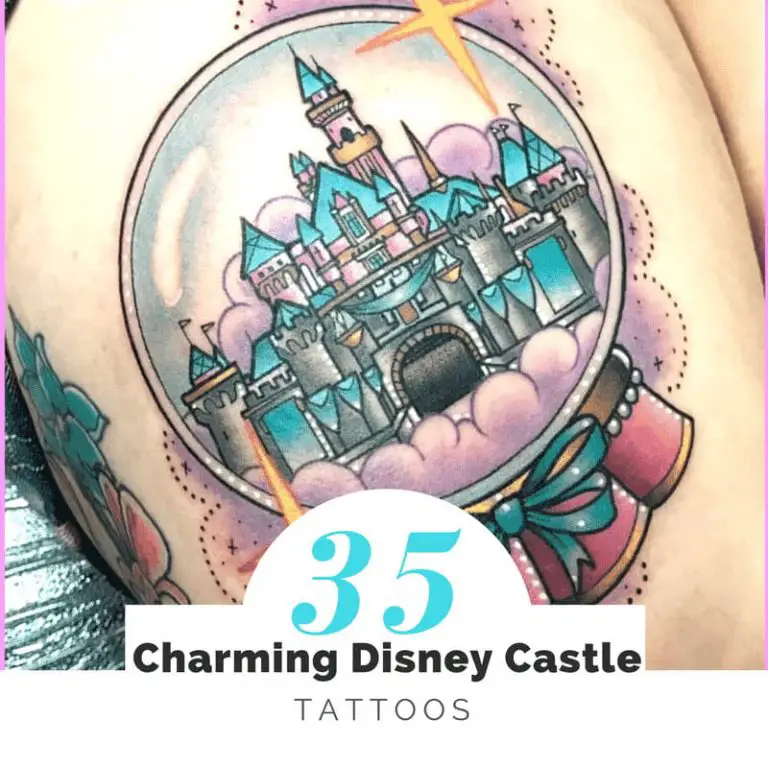 35 Charming Disney Castle Tattoos