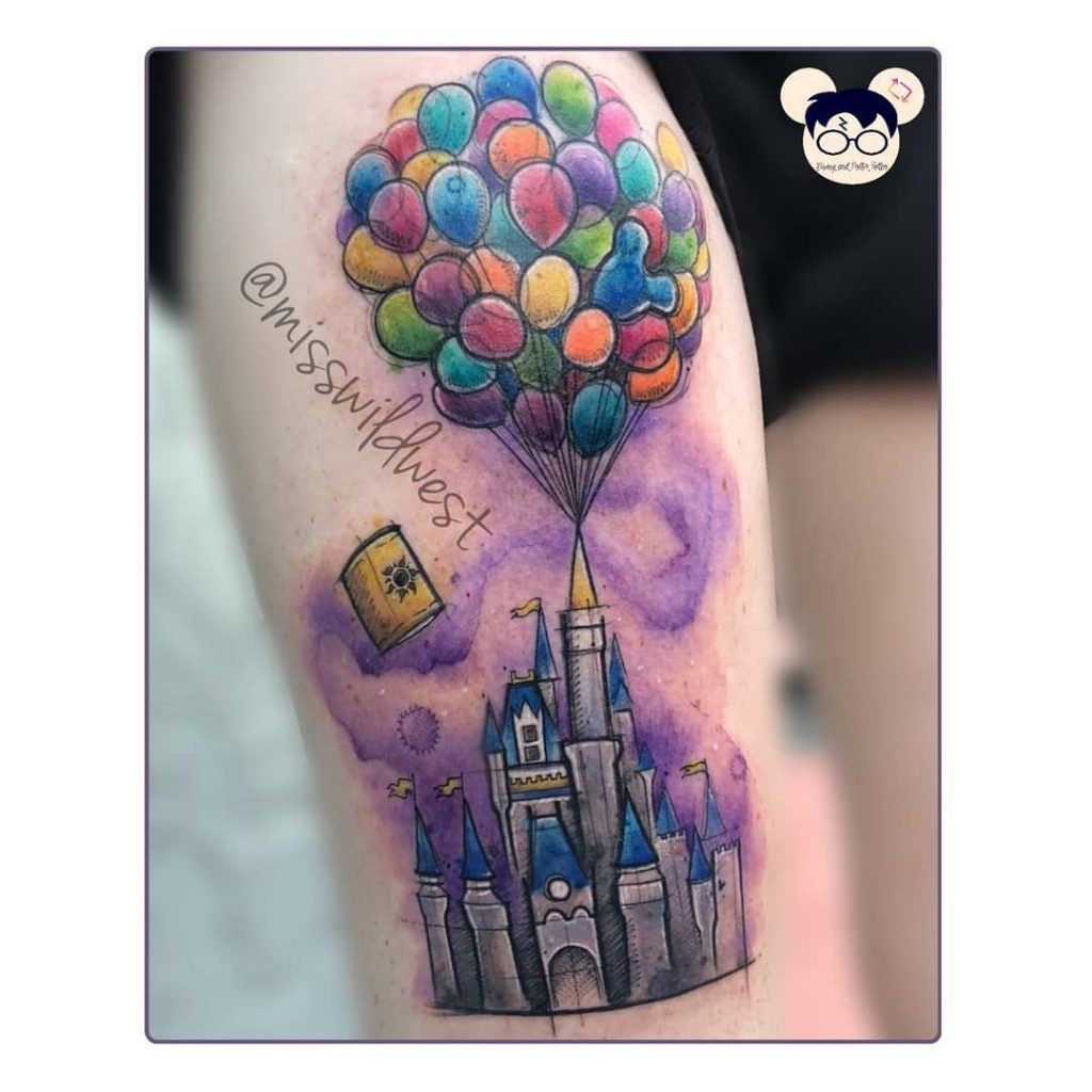 Adventure is out there Disney Castle Tattoos