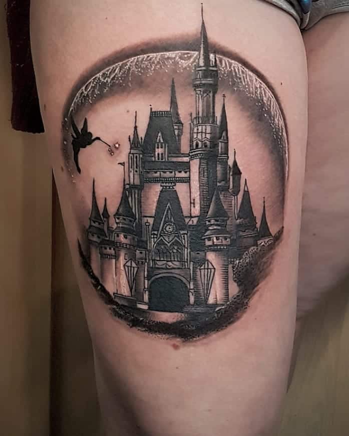 55 Castle Tattoo Art Designs  nenuno creative