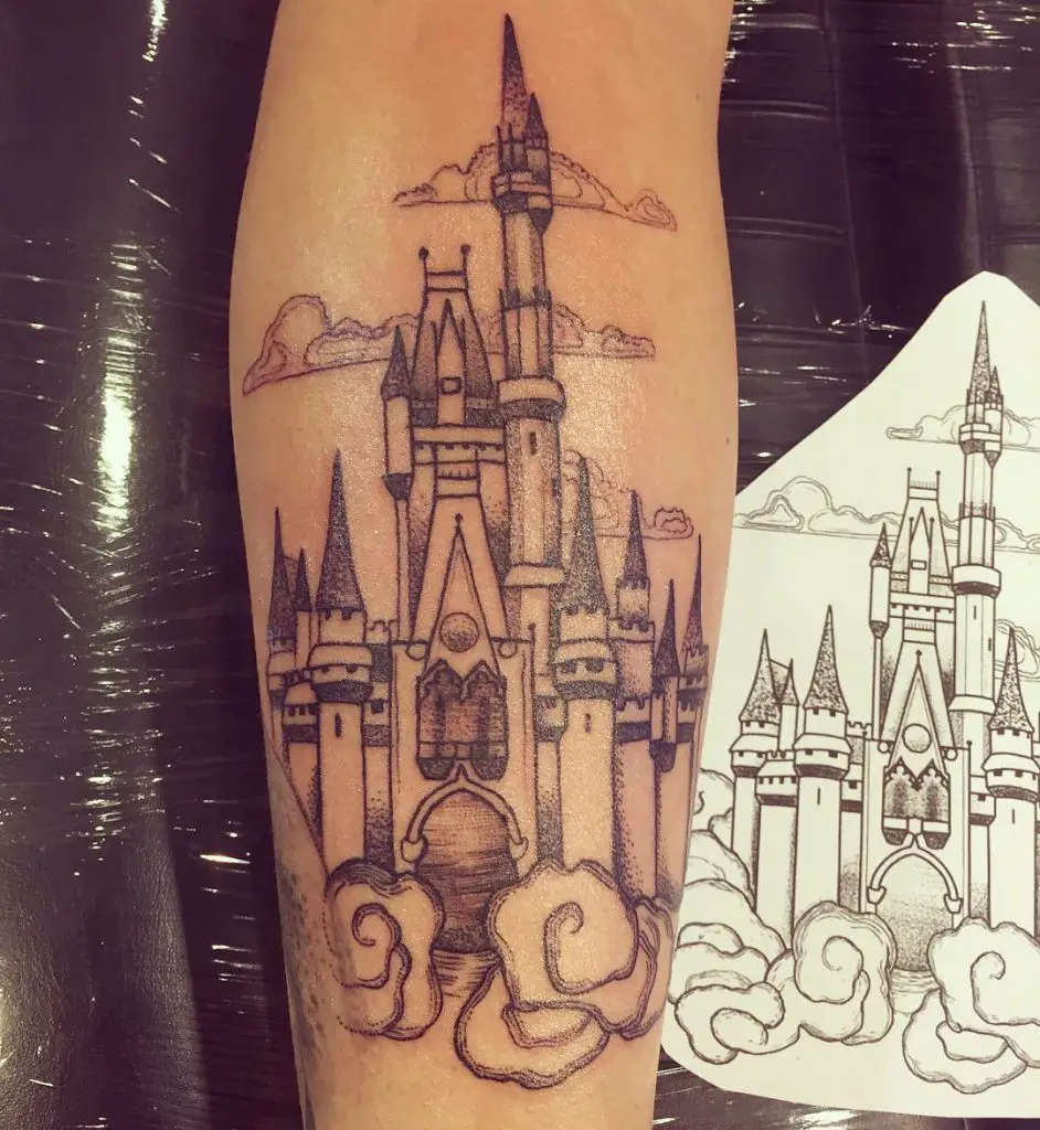 50 Castle Tattoos Fit for Royalty  Tattoo Ideas Artists and Models