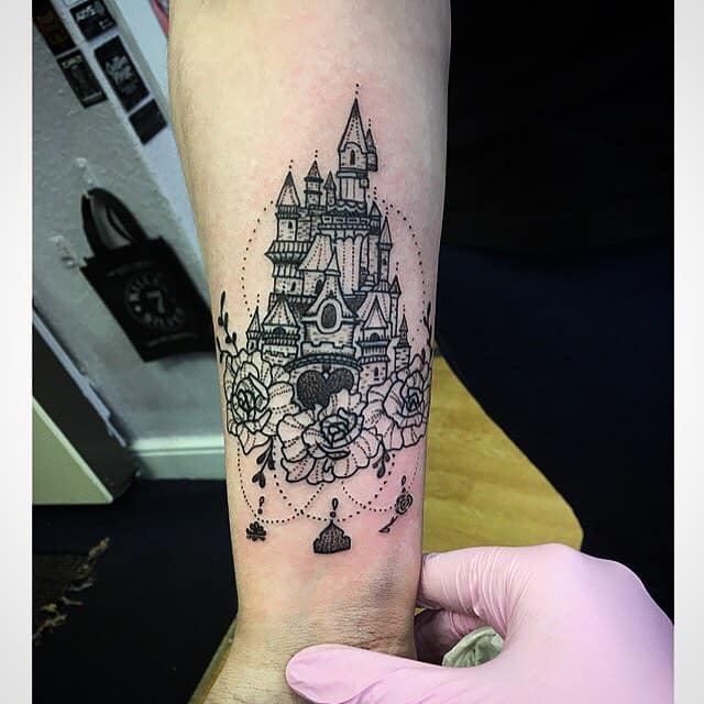 8 Innovative Castle Wrist Tattoos  Tattoo Designs  TattoosBagcom