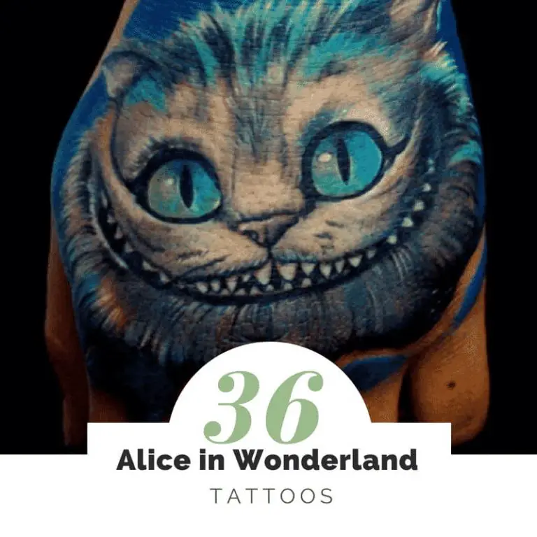 36 Thought Provoking Alice in the Wonderland Tattoos