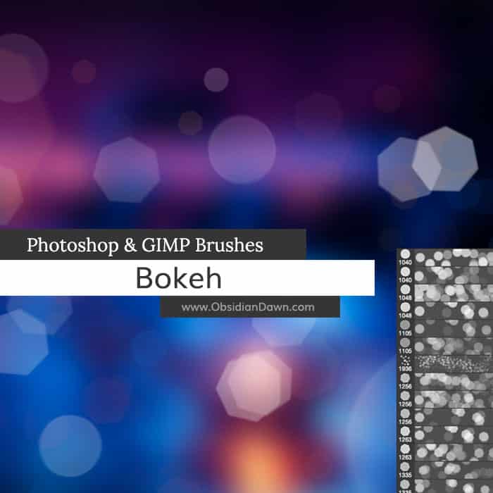 Bokeh free photoshop brushes