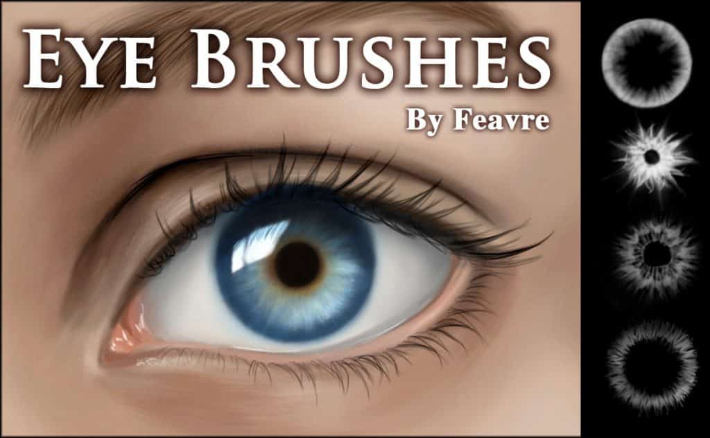 Eye Iris Brushes free photoshop Brushes