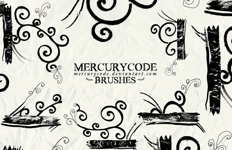 Mercurycode Brushes free photoshop brushes