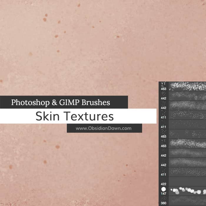 Skin Textures Brushes free photoshop brushes