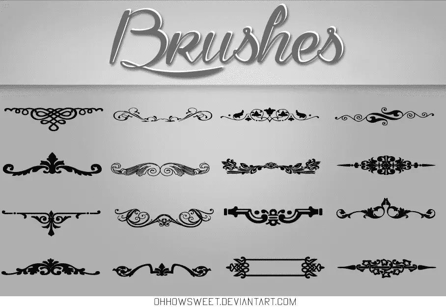 Vintage Brushes free photoshop brushes