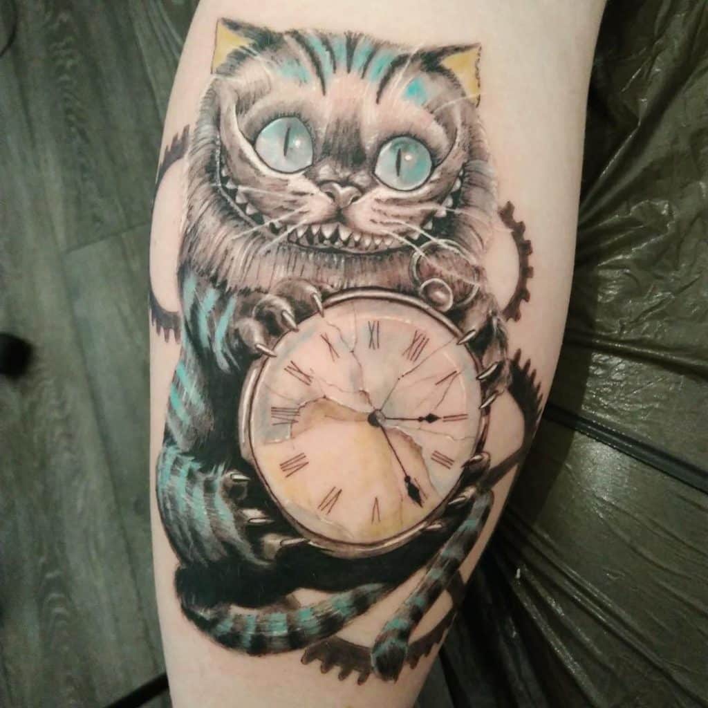 cheshire cat holding time