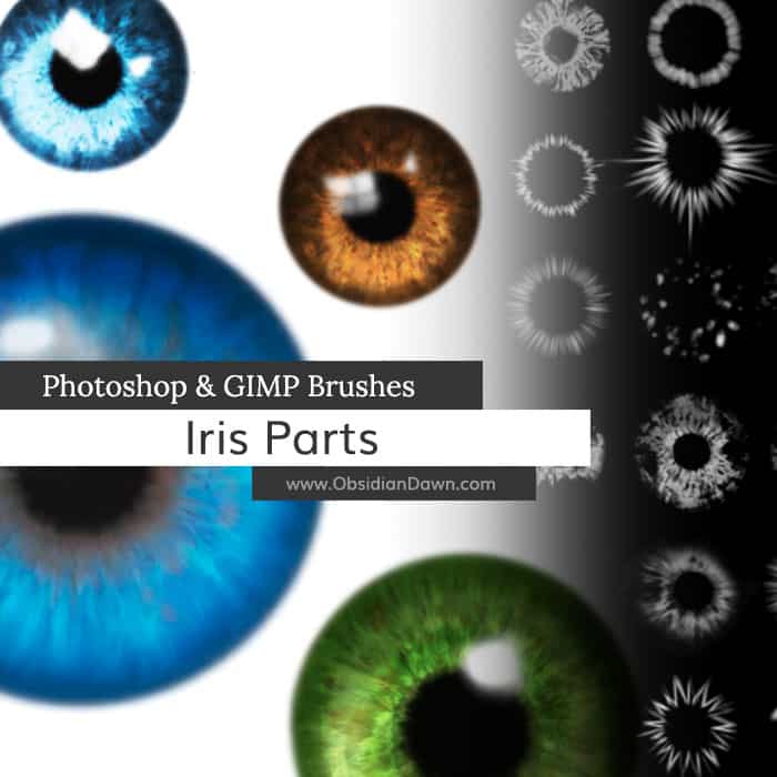 iris parts free photoshop brushes