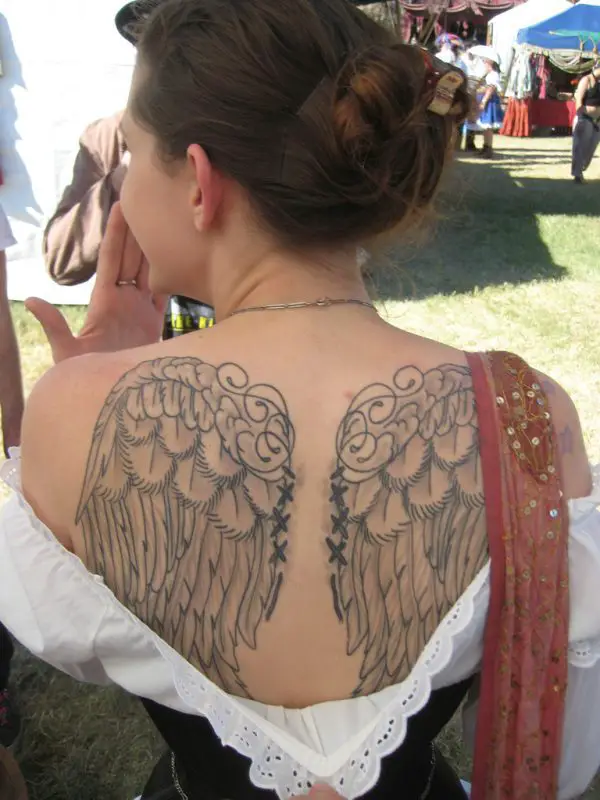 60 Best Angel Tattoosn For Back  Tattoo Designs  TattoosBagcom