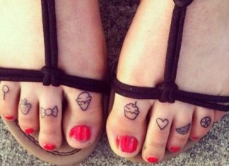 Cute & Fun Toe Tattoos Toe Tattoo designs