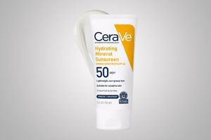The Best Hydrating Sunscreen: CeraVe 100% Mineral Sunscreen SPF 50